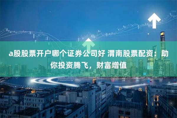 a股股票开户哪个证券公司好 渭南股票配资：助你投资腾飞，财富增值